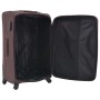 Set of 3 brown soft suitcases by vidaXL, Suitcases - Ref: Foro24-91318, Price: 167,51 €, Discount: %