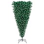 Árbol de Navidad invertido preiluminado con luces verde 210 cm de , Arboles de navidad - Ref: Foro24-3077976, Precio: 74,87 €...