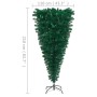 Árbol de Navidad invertido preiluminado con luces verde 210 cm de , Arboles de navidad - Ref: Foro24-3077976, Precio: 74,87 €...