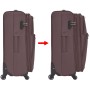 Set of 3 brown soft suitcases by vidaXL, Suitcases - Ref: Foro24-91318, Price: 167,51 €, Discount: %