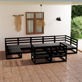 Gartenmöbel-Set 9-teilig aus massivem Kiefernholz von , Gartensets - Ref: Foro24-3076203, Preis: 682,51 €, Rabatt: %