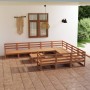 Garden furniture set 11 pieces solid pine wood by , Garden sets - Ref: Foro24-3076002, Price: 781,97 €, Discount: %