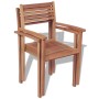 Stackable garden chairs, 2 units, solid teak wood by vidaXL, Garden chairs - Ref: Foro24-43036, Price: 174,13 €, Discount: %