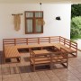 Juego de muebles de jardín 12 piezas madera maciza de pino de , Conjuntos de jardín - Ref: Foro24-3076217, Precio: 833,99 €, ...