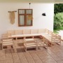 Gartenmöbel-Set 13-teilig aus massivem Kiefernholz von , Gartensets - Ref: Foro24-3075959, Preis: 705,99 €, Rabatt: %