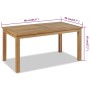 Mesa de centro de teca 90x50x45 cm de vidaXL, Mesas de centro - Ref: Foro24-43253, Precio: 121,99 €, Descuento: %