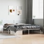 Estructura de cama de metal con cabecero blanco 183x213 cm de , Camas y somieres - Ref: Foro24-373745, Precio: 102,51 €, Desc...