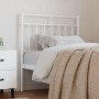 Cabecero de metal blanco 75 cm de , Cabeceros y pies de cama - Ref: Foro24-373766, Precio: 20,73 €, Descuento: %