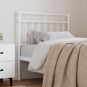 White metal headboard 75 cm by , Headboards and footboards - Ref: Foro24-373766, Price: 21,99 €, Discount: %