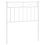 Cabecero de metal blanco 75 cm de , Cabeceros y pies de cama - Ref: Foro24-373766, Precio: 20,73 €, Descuento: %