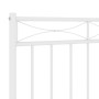 Cabecero de metal blanco 75 cm de , Cabeceros y pies de cama - Ref: Foro24-373766, Precio: 20,73 €, Descuento: %