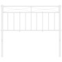 Cabecero de metal blanco 107 cm de , Cabeceros y pies de cama - Ref: Foro24-373770, Precio: 23,75 €, Descuento: %