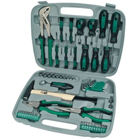 Brüder Mannesmann Tool set 57 pieces green 29057 by Brüder Mannesmann, Hand Tool Sets - Ref: Foro24-420131, Price: 53,99 €, D...