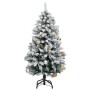 Artificial Christmas tree with hinges 150 LED and balls 150 cm by , Christmas trees - Ref: Foro24-3210098, Price: 126,28 €, D...