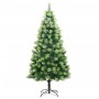 Artificial Christmas tree with hinges 300 LED and balls 180 cm by , Christmas trees - Ref: Foro24-3210360, Price: 130,53 €, D...