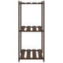 3-tier solid brown pine wood shelf 60x38x90 cm by , Industrial shelving - Ref: Foro24-373398, Price: 43,15 €, Discount: %