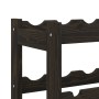 Wine rack for 42 bottles solid black pine wood by , Wine racks - Ref: Foro24-373403, Price: 46,72 €, Discount: %