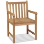 Garden chairs 2 units solid teak wood by vidaXL, Garden chairs - Ref: Foro24-43250, Price: 275,87 €, Discount: %