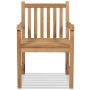 Garden chairs 2 units solid teak wood by vidaXL, Garden chairs - Ref: Foro24-43250, Price: 275,87 €, Discount: %