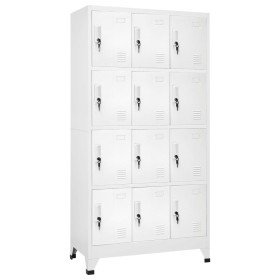 Locker with 12 compartments 90x45x180 cm by vidaXL, Lockers and storage cabinets - Ref: Foro24-244476, Price: 343,41 €, Disco...