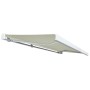 Toldo de carrete motorizado color crema 500x300 cm de , Toldos - Ref: Foro24-3052666, Precio: 802,22 €, Descuento: %