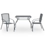 3-piece anthracite steel garden dining set by , Garden sets - Ref: Foro24-3074484, Price: 228,46 €, Discount: %