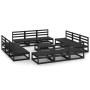 Garden furniture set 13 pieces black wood pine wood by , Garden sets - Ref: Foro24-3075283, Price: 867,75 €, Discount: %