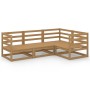 Gartenmöbel 4 Stück honigbraunes Holz Kiefernholz von , Gartensets - Ref: Foro24-3075547, Preis: 263,19 €, Rabatt: %