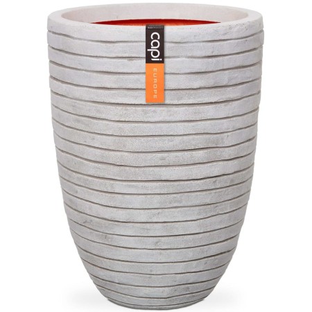 Capi Vase Nature Row KRWI782 elegant low ivory color 36x47 cm by Capi, Pots and planters - Ref: Foro24-424276, Price: 82,50 €...