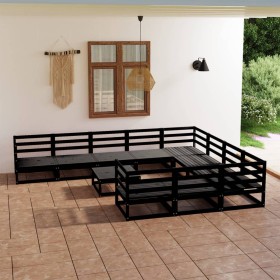 Gartenmöbel-Set 11-teilig aus massivem Kiefernholz von , Gartensets - Ref: Foro24-3076003, Preis: 854,99 €, Rabatt: %