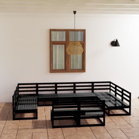 Garden furniture set 11 pieces solid pine wood by , Garden sets - Ref: Foro24-3076173, Price: 801,99 €, Discount: %