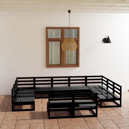 Garden furniture set 11 pieces solid pine wood by , Garden sets - Ref: Foro24-3076173, Price: 802,48 €, Discount: %