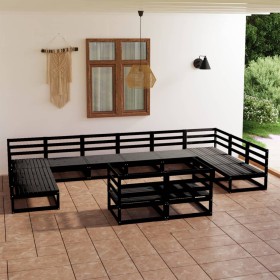 Gartenmöbel-Set 12-teilig aus massivem Kiefernholz von , Gartensets - Ref: Foro24-3076223, Preis: 905,99 €, Rabatt: %