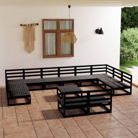 Juego de muebles de jardín 13 piezas madera maciza de pino de , Conjuntos de jardín - Ref: Foro24-3076228, Precio: 966,99 €, ...