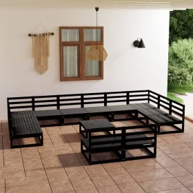 Juego de muebles de jardín 13 piezas madera maciza de pino de , Conjuntos de jardín - Ref: Foro24-3076228, Precio: 952,20 €, ...