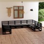 Juego de muebles de jardín 9 piezas madera maciza de pino de , Conjuntos de jardín - Ref: Foro24-3076263, Precio: 680,99 €, D...