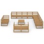 Juego de muebles de jardín 14 piezas madera maciza de pino de , Conjuntos de jardín - Ref: Foro24-3075972, Precio: 969,99 €, ...