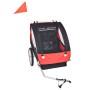 Red and black bicycle trailer, 30 kg. by vidaXL, Bicycle trailers - Ref: Foro24-91371, Price: 163,19 €, Discount: %