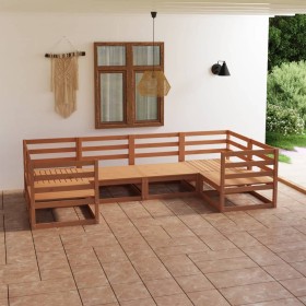 Gartenmöbel-Set 6-teilig aus massivem Kiefernholz von , Gartensets - Ref: Foro24-3076242, Preis: 370,66 €, Rabatt: %