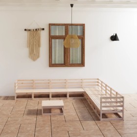 Garden furniture set 10 pieces solid pine wood by , Garden sets - Ref: Foro24-3075849, Price: 580,18 €, Discount: %