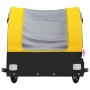 Black and yellow iron bicycle trailer 45 kg by , Bicycle trailers - Ref: Foro24-94134, Price: 83,11 €, Discount: %