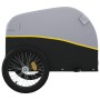 Black and yellow iron bicycle trailer 45 kg by , Bicycle trailers - Ref: Foro24-94134, Price: 83,11 €, Discount: %