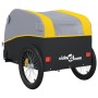 Black and yellow iron bicycle trailer 45 kg by , Bicycle trailers - Ref: Foro24-94134, Price: 83,11 €, Discount: %