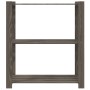 3-tier solid gray pine wood shelf 80x38x90 cm by , Industrial shelving - Ref: Foro24-373386, Price: 39,99 €, Discount: %