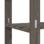 3-tier solid gray pine wood shelf 80x38x90 cm by , Industrial shelving - Ref: Foro24-373386, Price: 39,99 €, Discount: %