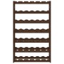 Wine rack for 42 bottles solid brown pine wood by , Wine racks - Ref: Foro24-373392, Price: 41,22 €, Discount: %