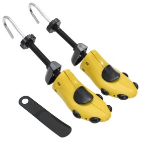 Shoe stretchers with yellow plastic last EU 41-46 by , Shoe lasts and stretchers - Ref: Foro24-155246, Price: 27,99 €, Discou...