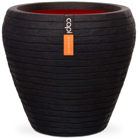 Capi Nature Row vase conical black 42x38 cm KBLRO362 by Capi, Pots and planters - Ref: Foro24-424263, Price: 69,61 €, Discoun...