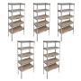 Storage Rack Garage Shelving 5 pieces by , Industrial shelving - Ref: Foro24-270020, Price: 237,83 €, Discount: %