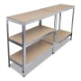 Storage Rack Garage Shelving 5 pieces by , Industrial shelving - Ref: Foro24-270020, Price: 237,83 €, Discount: %